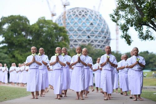 ภาพ No.11720:ประมวลภาพอุปสมบทหมู่ธรรมทายาทนานาชาติ รุ่นที่ 12 และธรรมทายาทอุดมศึกษารุ่นที่ 42