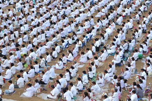 ภาพ No.11979:ประมวลภาพพิธีโปรยทรายและตอกเสาเข็มมงคล "พระมหาเจดีย์ทัตตชีโว"