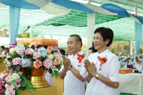 ภาพ No.11999:ประมวลภาพพิธีโปรยทรายและตอกเสาเข็มมงคล "พระมหาเจดีย์ทัตตชีโว"