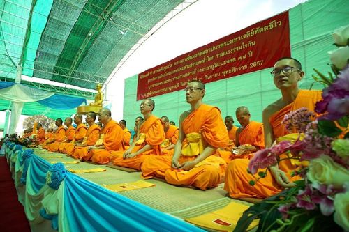 ภาพ No.12000:ประมวลภาพพิธีโปรยทรายและตอกเสาเข็มมงคล "พระมหาเจดีย์ทัตตชีโว"