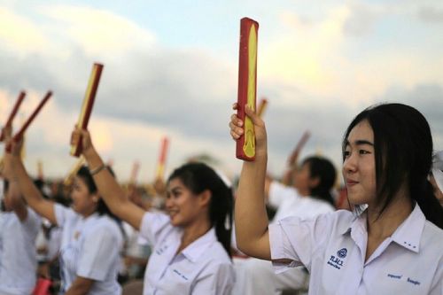 ภาพ No.12006:ประมวลภาพพิธีโปรยทรายและตอกเสาเข็มมงคล "พระมหาเจดีย์ทัตตชีโว"