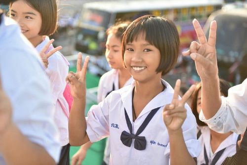 ภาพ No.12037:ประมวลภาพวันรวมพลังเด็กดี V-Star ผู้นำฟื้นฟูศีลธรรมโลก ครั้งที่ 9