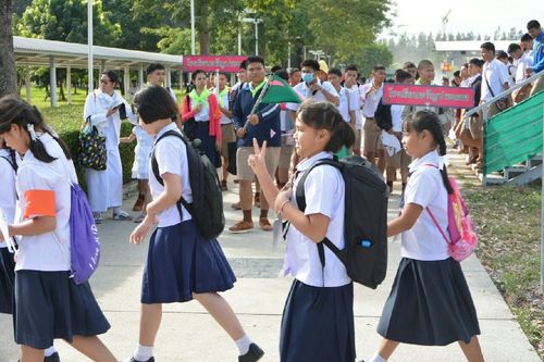 ภาพ No.12048:ประมวลภาพวันรวมพลังเด็กดี V-Star ผู้นำฟื้นฟูศีลธรรมโลก ครั้งที่ 9