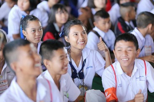 ภาพ No.12078:ประมวลภาพวันรวมพลังเด็กดี V-Star ผู้นำฟื้นฟูศีลธรรมโลก ครั้งที่ 9