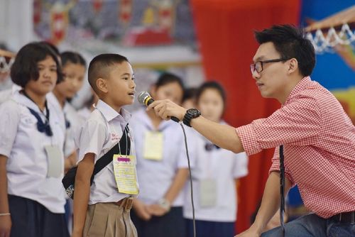 ภาพ No.12082:ประมวลภาพวันรวมพลังเด็กดี V-Star ผู้นำฟื้นฟูศีลธรรมโลก ครั้งที่ 9