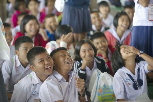 ภาพ No.12091:ประมวลภาพวันรวมพลังเด็กดี V-Star ผู้นำฟื้นฟูศีลธรรมโลก ครั้งที่ 9