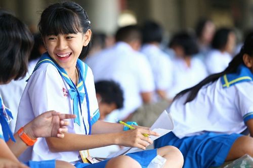 ภาพ No.12128:ประมวลภาพวันรวมพลังเด็กดี V-Star ผู้นำฟื้นฟูศีลธรรมโลก ครั้งที่ 9