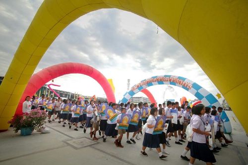 ภาพ No.12144:ประมวลภาพวันรวมพลังเด็กดี V-Star ผู้นำฟื้นฟูศีลธรรมโลก ครั้งที่ 9