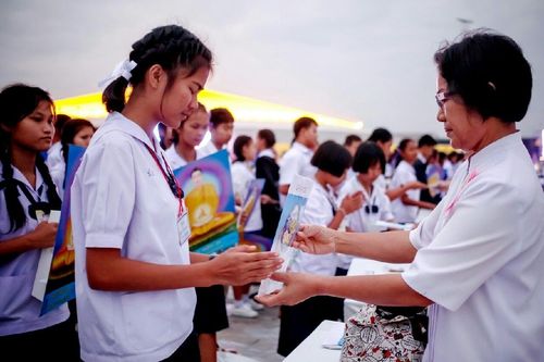 ภาพ No.12191:ประมวลภาพวันรวมพลังเด็กดี V-Star ผู้นำฟื้นฟูศีลธรรมโลก ครั้งที่ 9