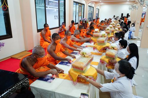 พิธีถวายภัตตาหารเป็นสังฆทาน แด่คณะพระธรรมยาตราฯ ในโครงการธรรมยาตรากตัญญูบูชา มหาปูชนียาจารย์ พระมงคลเทพมุนี(สด จนฺทสโร) พระผู้ปราบมาร อนุสรณ์สถาน 7 แห่ง ปีที่ 11 วันที่ 19 มกราคม พ.ศ. 2566