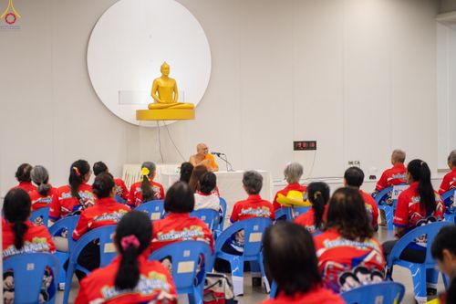 ภาพ No.321109:วันที่ 10 เมษายน พ.ศ.2569 โครงการส่งเสริมและสนับสนุนการเรียนรู้สำหรับผู้สูงอายุ ประจำปีงบประมาณ พ.ศ.2569 จัดโดย ฝ่ายสังคมสงเคราะห์ กองสวัสดิการสังคม องค์การบริหารตำบลคลองสาม จ.ปทุมธานี ณ วัดพระธรรมกาย