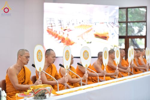 ภาพ No.280720:วันศุกร์ที่ 12 ธันวาคม พ.ศ.2568 พิธีบำเพ็ญกุศลปัญญาสมวาร (50 วัน) อุทิศถวายพระราชกุศลแด่ “พระพันปีหลวง” ณ วัดพระธรรมกาย