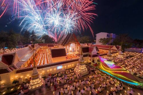 ภาพ No.15719:ประมวลภาพพิธีอัญเชิญรูปหล่อทองคำพระมงคลเทพมุนี (สด จนฺทสโร) ประดิษฐาน ณ วัดโบสถ์บน