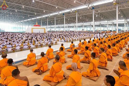 ประมวลภาพพิธีถวายโคมมาฆประทีป เสาร์ที่ 14 กุมภาพันธ์ พ.ศ.2558