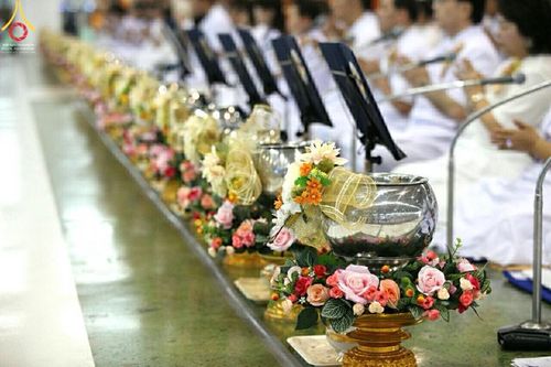 ภาพ No.15799:ประมวลภาพพิธีถวายโคมมาฆประทีป เสาร์ที่ 14 กุมภาพันธ์ พ.ศ.2558