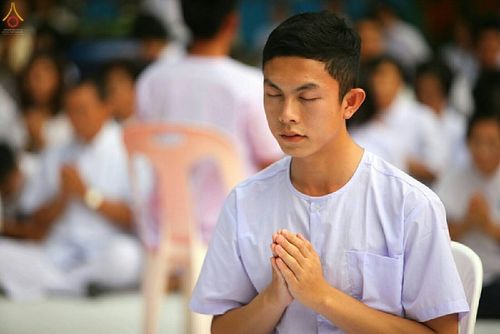 ภาพ No.16213:ประมวลภาพพิธีปลงผมธรรมทายาท รุ่นบูชาธรรม 71 ปี พระเทพญาณมหามุนี