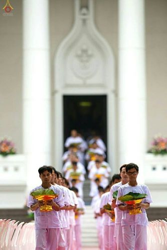 ภาพ No.16228:ประมวลภาพพิธีปลงผมธรรมทายาท รุ่นบูชาธรรม 71 ปี พระเทพญาณมหามุนี