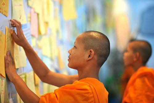 ภาพ No.16390:ประมวลภาพวันสามเณรทั่วไทยรวมใจเพื่อฟื้นฟูพระพุทธศาสนา ครั้งที่ 1