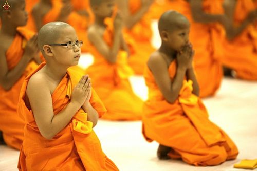 ภาพ No.16454:ประมวลภาพพิธีบรรพชาธรรมทายาทนานาชาติ 4 รุ่น