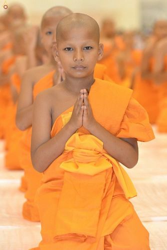 ภาพ No.16473:ประมวลภาพพิธีบรรพชาธรรมทายาทนานาชาติ 4 รุ่น