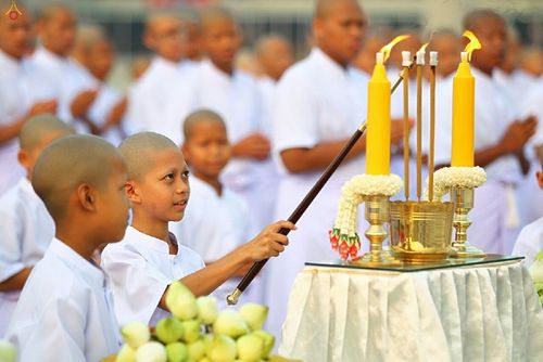 ภาพ No.16497:ประมวลภาพพิธีบรรพชาธรรมทายาทนานาชาติ 4 รุ่น