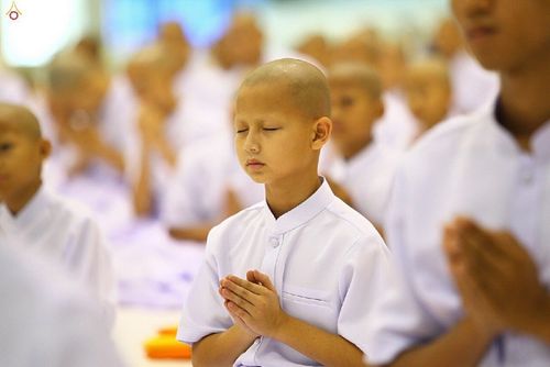 ภาพ No.16499:ประมวลภาพพิธีบรรพชาธรรมทายาทนานาชาติ 4 รุ่น