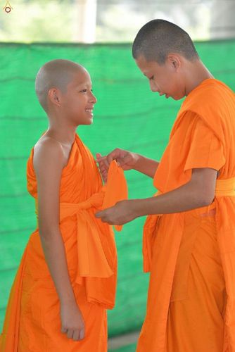 ภาพ No.16509:ประมวลภาพพิธีบรรพชาธรรมทายาทนานาชาติ 4 รุ่น