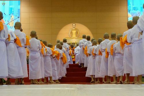 ภาพ No.16510:ประมวลภาพพิธีบรรพชาธรรมทายาทนานาชาติ 4 รุ่น