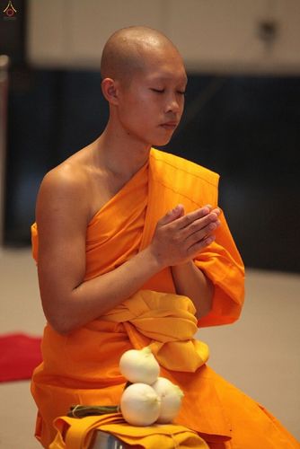 ภาพ No.16819:ประมวลภาพพิธีอุปสมบทสามเณรเตรียมสถาบันธรรมชัย รุ่นที่ 12