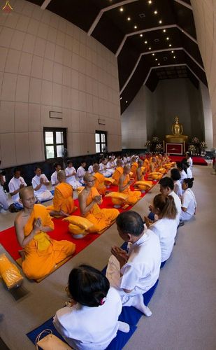 ภาพ No.16824:ประมวลภาพพิธีอุปสมบทสามเณรเตรียมสถาบันธรรมชัย รุ่นที่ 12