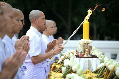 ภาพ No.17487:ประมวลภาพพิธีบรรพชาอุปสมบทหมู่ 3 โครงการ