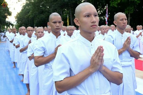 ภาพ No.17496:ประมวลภาพพิธีบรรพชาอุปสมบทหมู่ 3 โครงการ