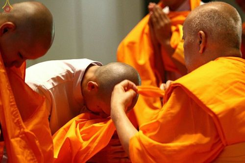 ภาพ No.17525:ประมวลภาพพิธีบรรพชาอุปสมบทหมู่ 3 โครงการ