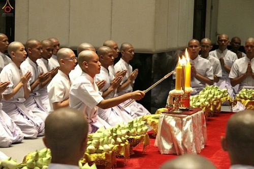 ภาพ No.17527:ประมวลภาพพิธีบรรพชาอุปสมบทหมู่ 3 โครงการ