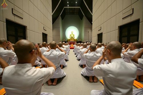 ภาพ No.17537:ประมวลภาพพิธีบรรพชาอุปสมบทหมู่ 3 โครงการ