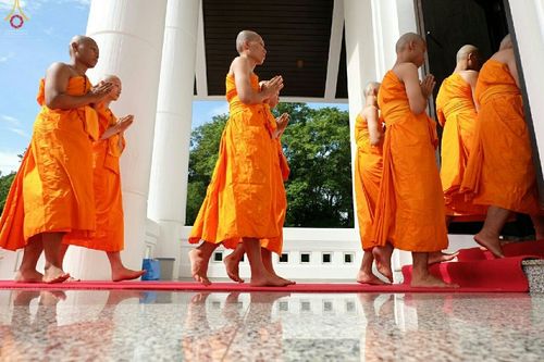 ภาพ No.17543:ประมวลภาพพิธีบรรพชาอุปสมบทหมู่ 3 โครงการ