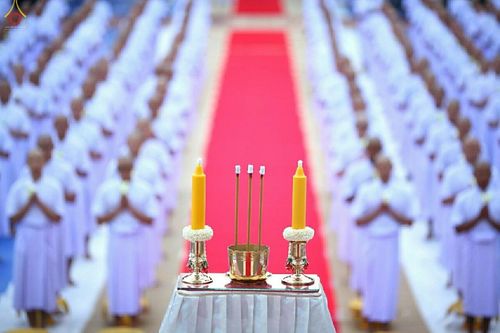 ภาพ No.17544:ประมวลภาพพิธีบรรพชาอุปสมบทหมู่ 3 โครงการ