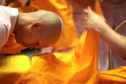 ภาพ No.17555:ประมวลภาพพิธีบรรพชาอุปสมบทหมู่ 3 โครงการ