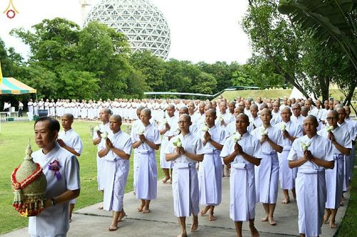 ภาพ No.17553:ประมวลภาพพิธีบรรพชาอุปสมบทหมู่ 3 โครงการ