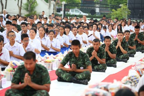 ภาพ No.17601:พิธีถวายสังฆทานแด่คณะสงฆ์ 323 วัด ใน 4 จังหวัดภาคใต้ ครั้งที่ 113