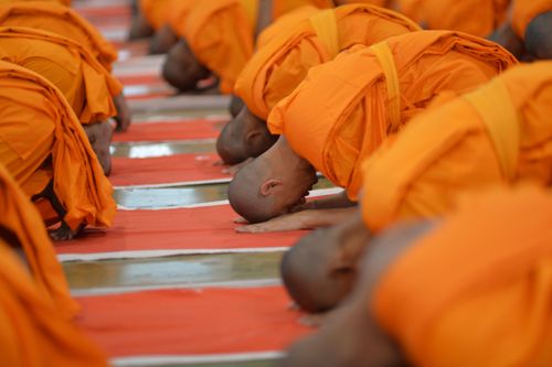 ภาพ No.37186:พิธีขอสรณคมน์และศีล ,พิธีขอนิสสัย