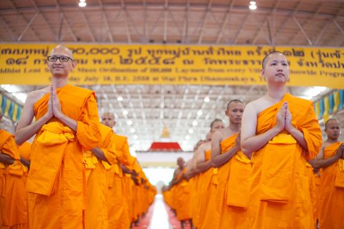 ภาพ No.37187:พิธีขอสรณคมน์และศีล ,พิธีขอนิสสัย