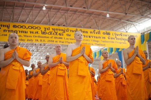 ภาพ No.37201:พิธีขอสรณคมน์และศีล ,พิธีขอนิสสัย