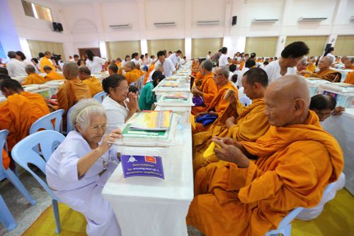 ภาพ No.29527:พิธีถวายสังฆทานแด่คณะสงฆ์ 323 วัด ใน 4 จังหวัดภาคใต้ ครั้งที่ 116