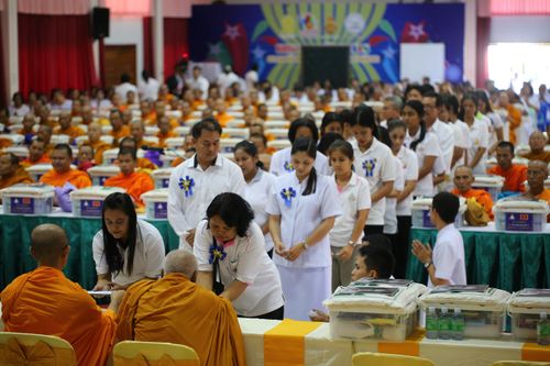 ภาพ No.29537:พิธีถวายสังฆทานแด่คณะสงฆ์ 323 วัด ใน 4 จังหวัดภาคใต้ ครั้งที่ 117