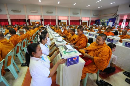 ภาพ No.29552:พิธีถวายสังฆทานแด่คณะสงฆ์ 323 วัด ใน 4 จังหวัดภาคใต้ ครั้งที่ 117