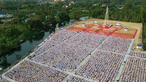 ภาพ No.19723:ประมวลภาพพิธีสถาปนามหาวิหารพระมงคลเทพมุนี (สด จนฺทสโร) ณ คลองบางนางแท่น