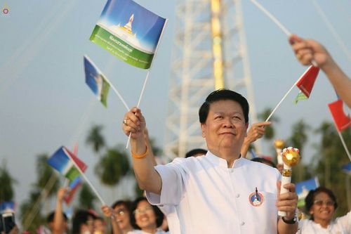 ภาพ No.19720:ประมวลภาพพิธีสถาปนามหาวิหารพระมงคลเทพมุนี (สด จนฺทสโร) ณ คลองบางนางแท่น