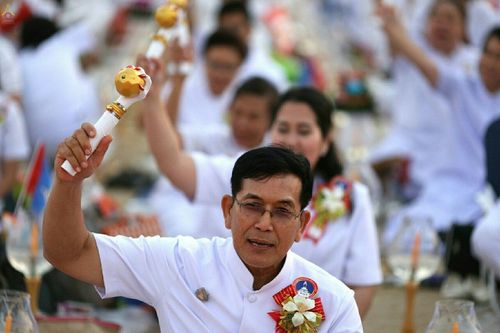 ภาพ No.19722:ประมวลภาพพิธีสถาปนามหาวิหารพระมงคลเทพมุนี (สด จนฺทสโร) ณ คลองบางนางแท่น