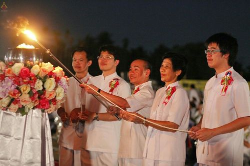 ภาพ No.19729:ประมวลภาพพิธีสถาปนามหาวิหารพระมงคลเทพมุนี (สด จนฺทสโร) ณ คลองบางนางแท่น